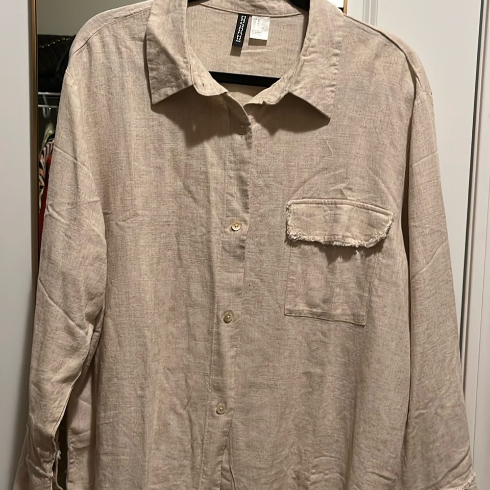 Oversized Linen shirt - was worn once